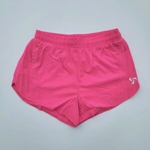 Pedigree FreeRUN High Waist Lined Shorts with Zipper Pockets | Pink